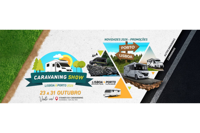 Caravaning Show 2025 chega ao Porto e Lisboa