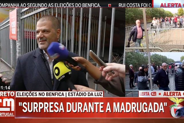Cristóvão Carvalho 'muito confiante e feliz': «Acho que vamos ter uma surpresa pela madrugada...»