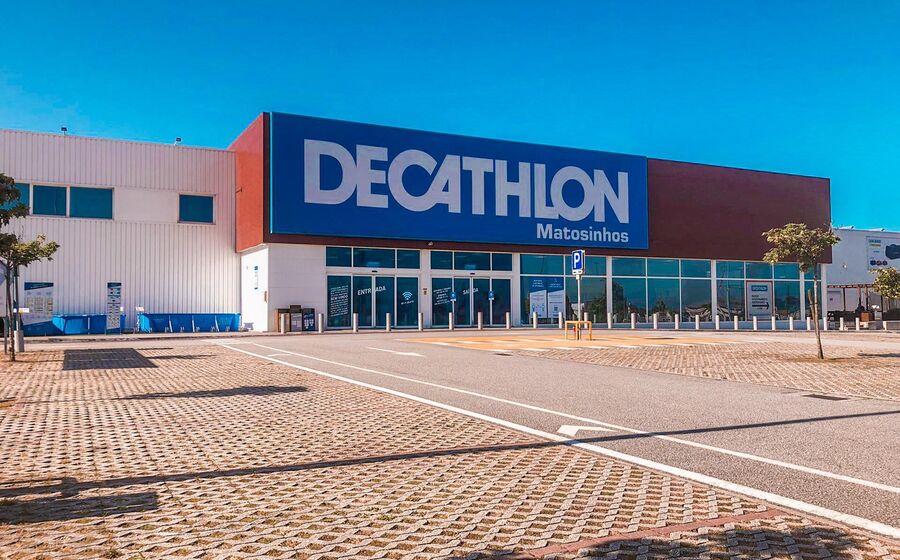 A loja da Decathlon em Matosinhos tem cerca de oito mil metros quadrados. 