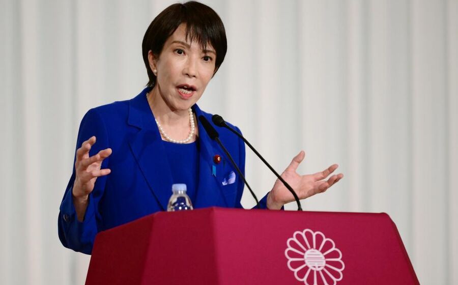  Sanae Takaichi, líder do Partido Liberal Democrático do Japão  