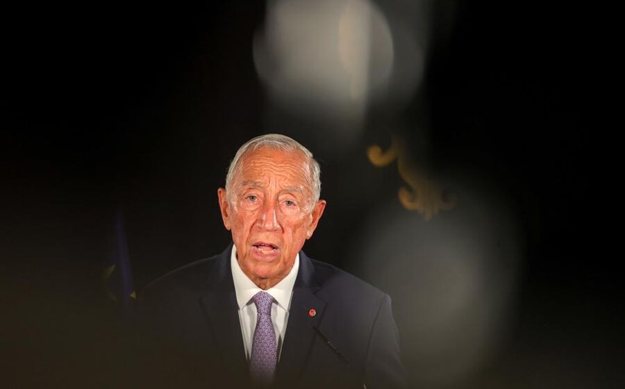 Marcelo Rebelo de Sousa discursa num evento