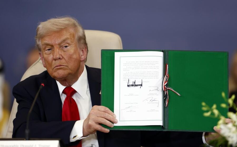 Acordo Egito Trump