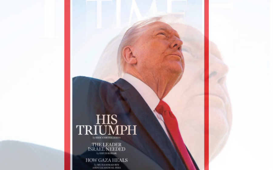 Revista 'Time' destaca o triunfo de Trump e o papel de Israel em Gaza