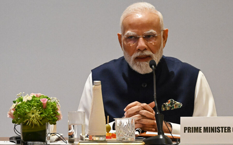 Narendra Modi recebeu na sexta-feira uma chamada da presidente interina da Venezuela.