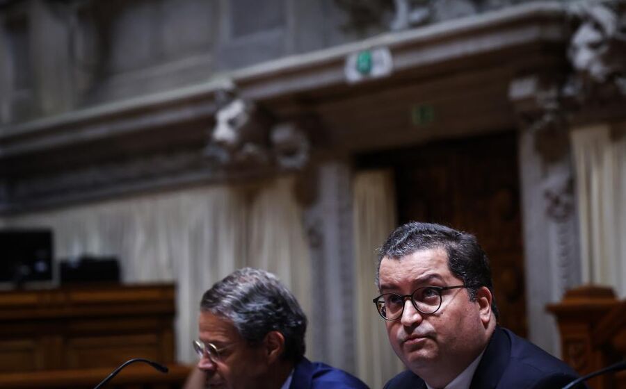 Ministro das Finanças, Joaquim Miranda Sarmento, esteve a ser ouvido no Parlamento nesta quarta-feira.