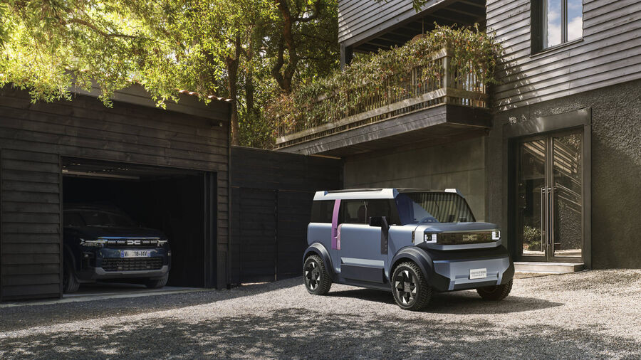 Dacia apresenta Hipster Concept, protótipo para democratizar veículos elétricos.
