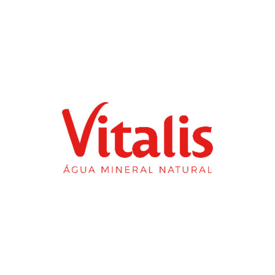 Logotipo Vitalis, água mineral natural