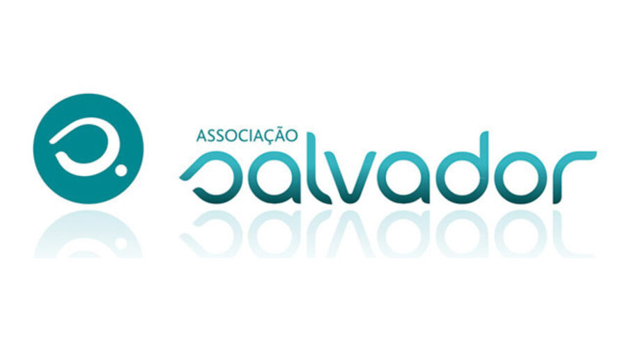 Logótipo da Associação Salvador com reflexo