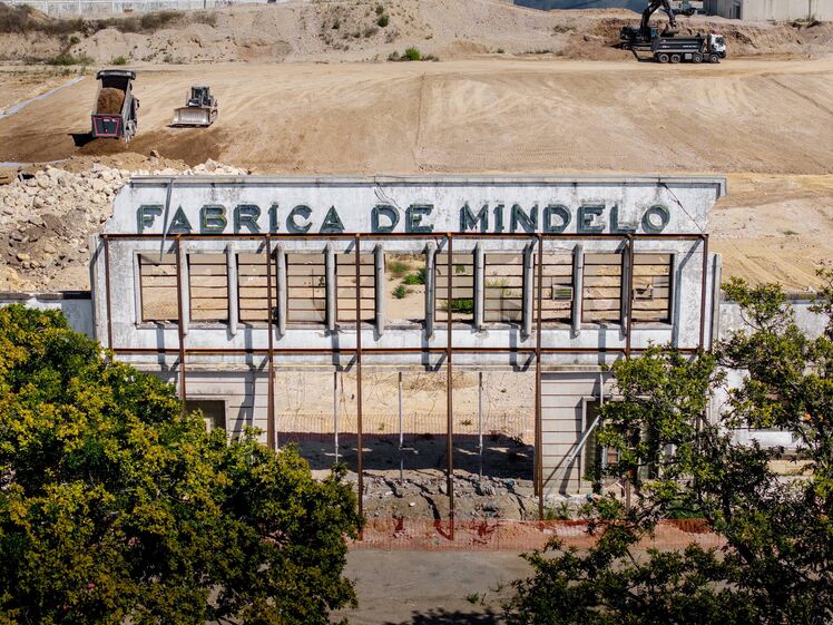 A fachada da antiga Fábrica de Mindelo será preservada.