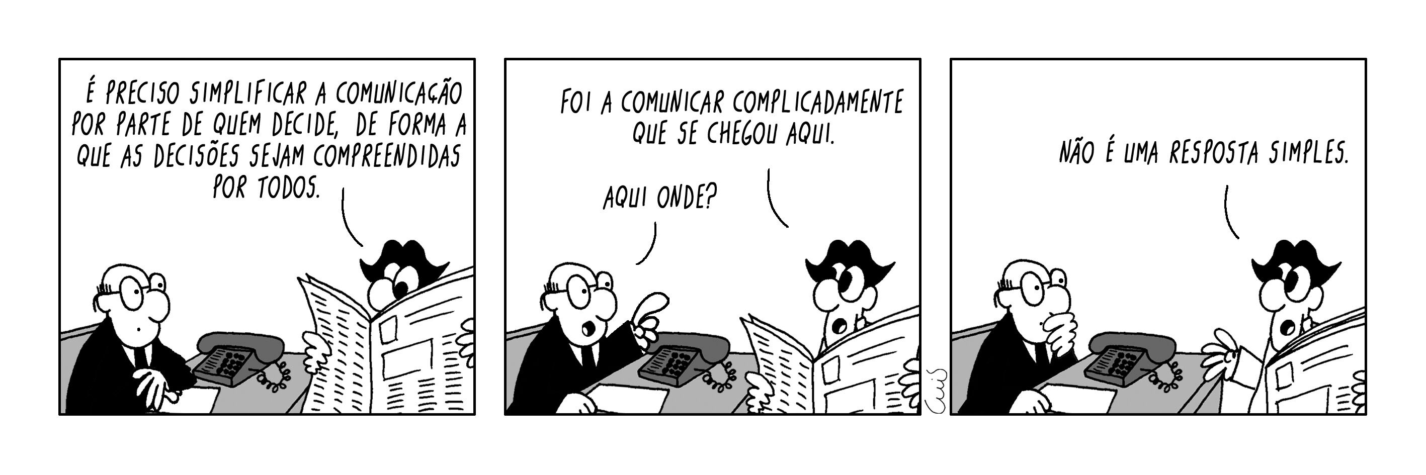 A comunicação clara evita más decisões, segundo Luís Afonso