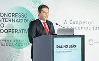 Idalino Leão, Presidente da CONFAGRI, discursa no Congresso Internacional do Cooperativismo