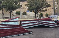 Telhado da estação de Santa Apolónia voa devido ao vento forte