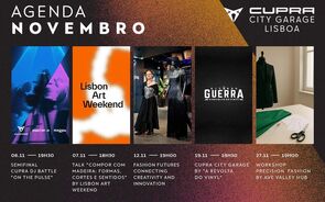Agenda de novembro na Cupra City Garage em Lisboa com vários eventos