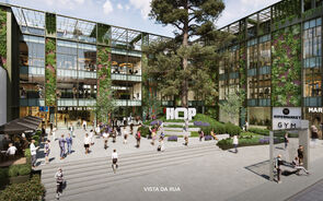 O antigo 'shopping' La Vie está ser convertido no 'hub' empresarial HOP - Heart of Porto.