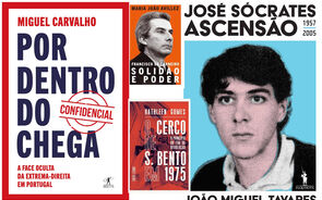 Sugestões literárias de livros de Miguel Carvalho, Avillez, Sócrates, Gomes e Tavares
