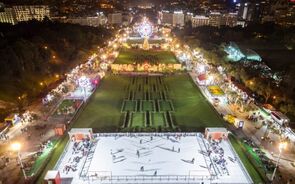 Wonderland Lisboa oferece diversão com pista de gelo e iluminação festiva