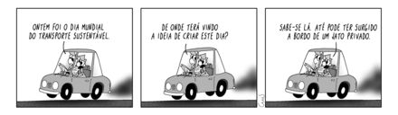 Dia do transporte sustentável? Talvez a ideia surgiu num jato privado
