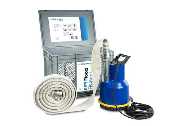 Kit de emergência KSB para caves inundadas