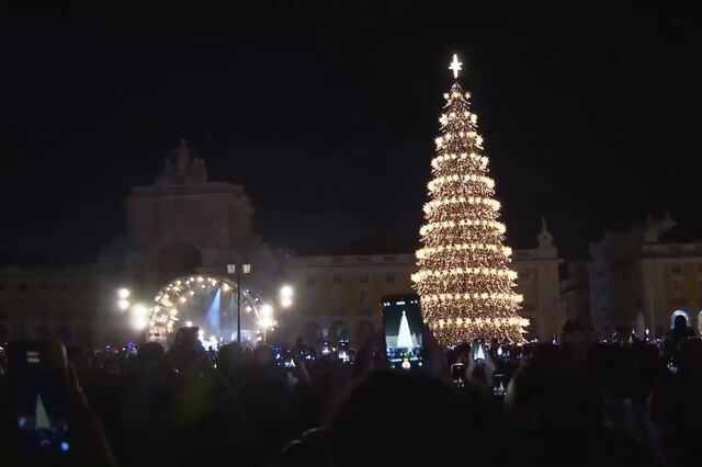 Lisboa acendeu 182 quilómetros de luzes para celebrar o Natal