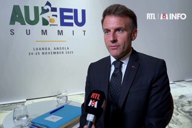 Macron: “O plano proposto pelos EUA é um passo na direção certa, na direção da paz”