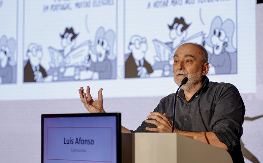 Luís Afonso, cartoonista, apresenta a sua visão numa conferência
