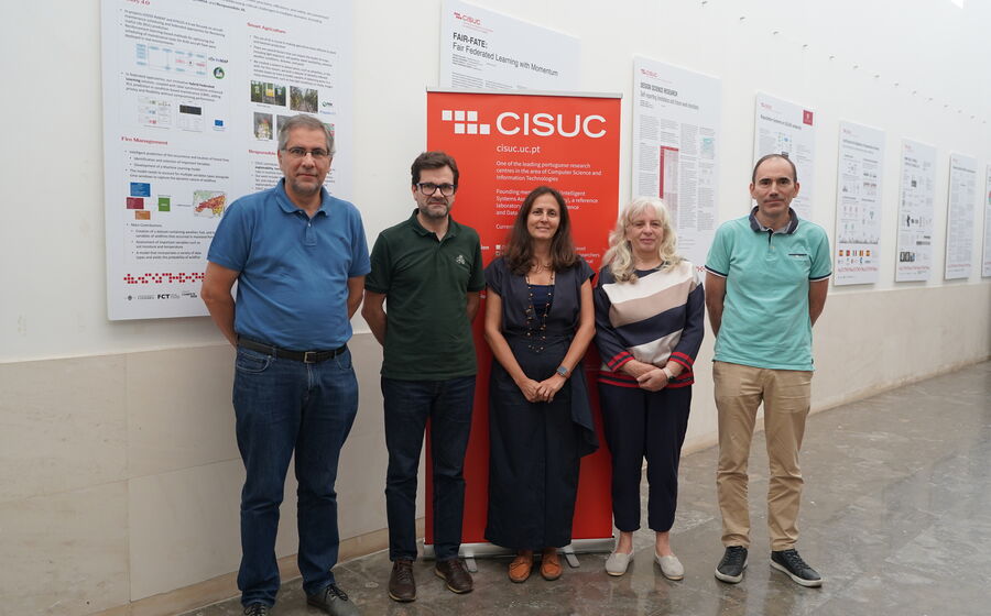 Alberto Cardoso, Jacinto Estima, Catarina Silva, Cidália Fonte e Filipe Araújo compõem a equipa