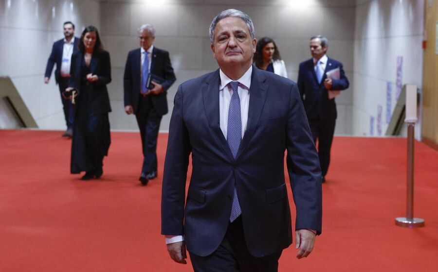 Paulo Macedo na apresentação de resultados da CGD