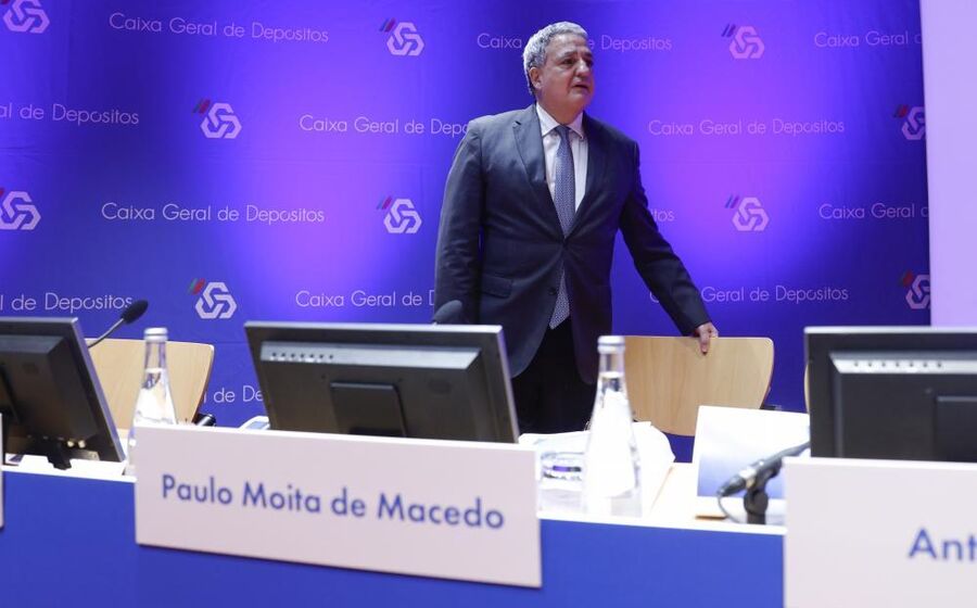 Paulo Macedo na apresentação de resultados da CGD