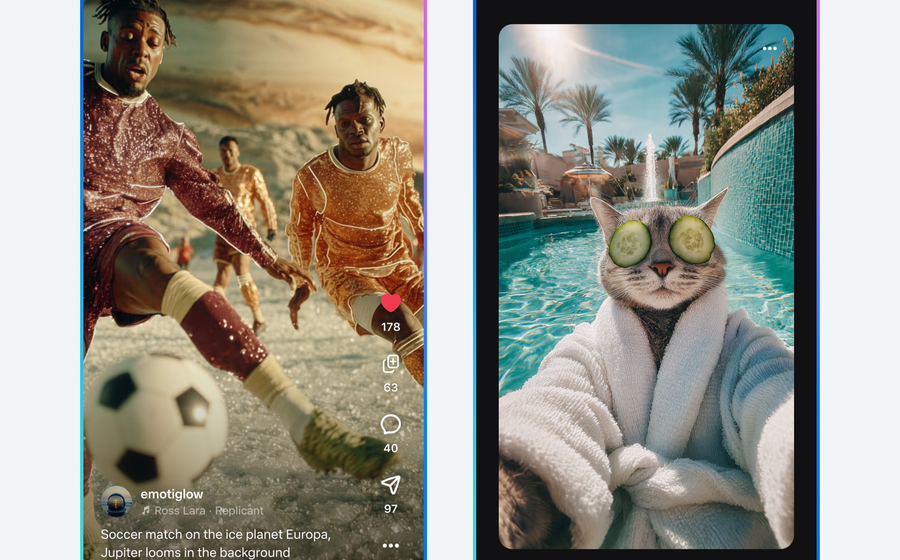 Meta tinha anunciado o Vibes em setembro. Chega agora à Europa.