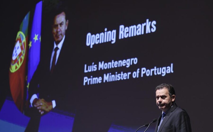 Luís Montenegro discursou no Portugal Capital Markets Day.