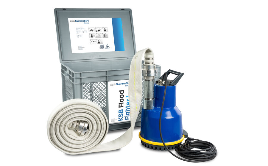 Kit de emergência KSB Flood Fighter protege bens em inundações