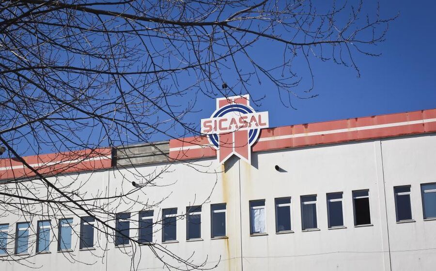 A fábrica da Sicasal, em Mafra.