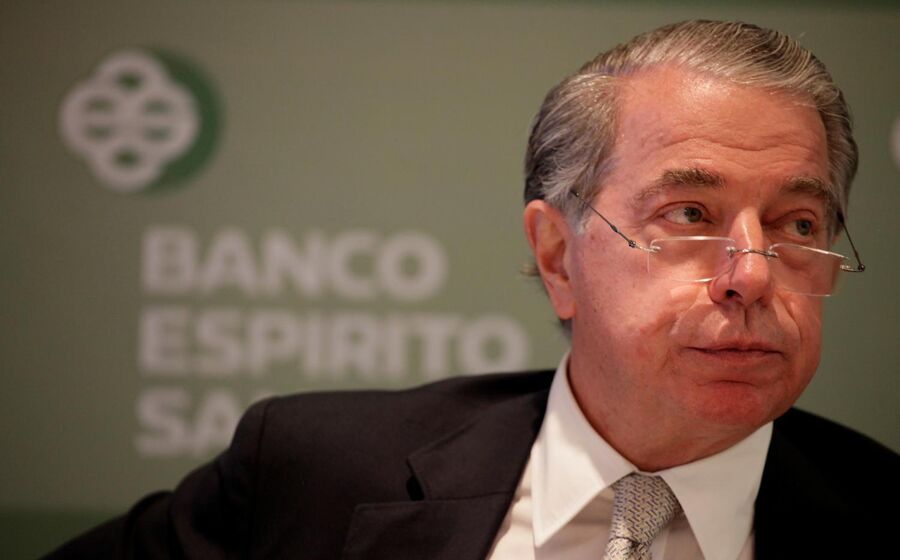 Ricardo Salgado na apresentação de resultados do Banco Espírito Santo referentes a 2011