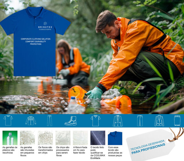 Brinutex cria fardas que refletem a identidade das empresas e apostam na sustentabilidade