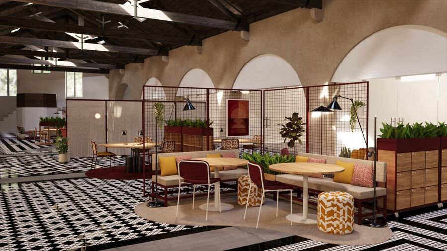 Espaço DeHouse WOW, em Gaia, oferece escritórios flexíveis com design inspirador