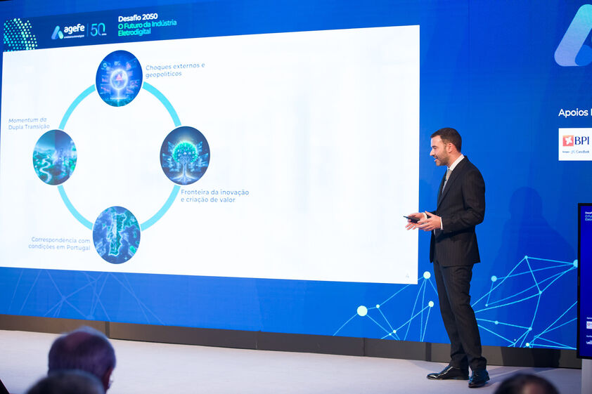 Nuno Lameiras, presidente da AGEFE, iniciou a agenda de trabalhos