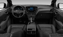 Interior da Isuzu D-Max EV, ‘pick-up’ elétrica com duas versões de cabina