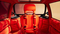 Interior laranja do 'concept car' Citroën ELO