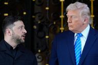  Volodymyr Zelensky e Donald Trump encontram-se em Mar-a-Lago, na Florida, para discutir o plano de paz para a Ucrânia