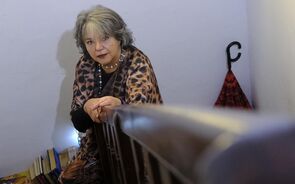 Clara Pinto Correia na sua casa em Estremoz