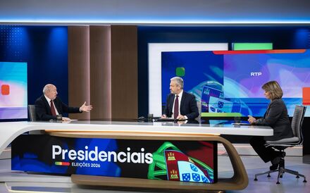 António Filipe e Catarina Martins no debate presidencial