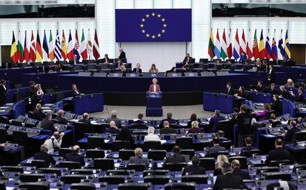 Sessão plenária do Parlamento Europeu em Estrasburgo