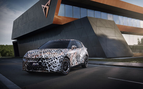 Cupra Raval: protótipo do futuro citadino elétrico em Martorell, Espanha