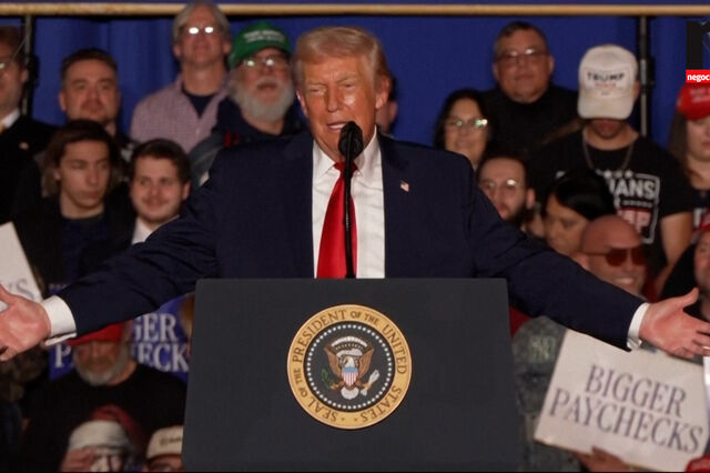 Discurso de Trump sobre combate à inflação transforma-se em queixa sobre imigrantes