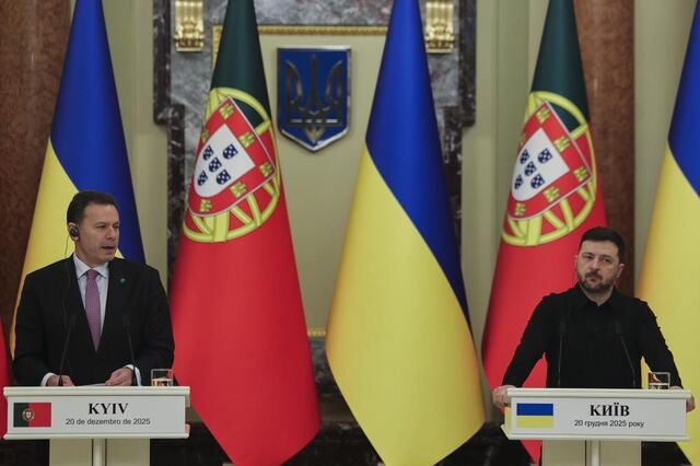 Zelensky quer Portugal na reconstrução. Os dois países são parte da 'Europa Unida'