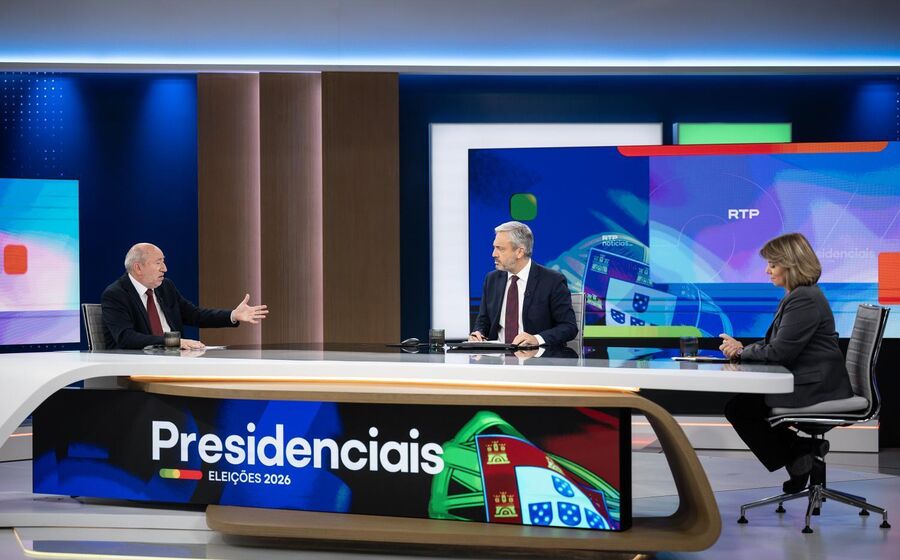 António Filipe e Catarina Martins no debate presidencial