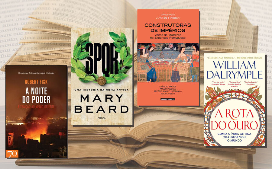 Sugestões de leitura: 'A noite do poder', 'SPQR', 'Construtoras de impérios' e 'A rota do ouro'
