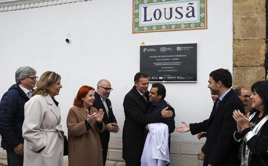 Viagem inaugural do troço Portagem (Coimbra) – Serpins (Lousã) do Metrobus do Mondego 