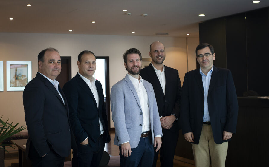 Mathias Bressan, António Bessa, Augusto Junqueiro, Nuno Rolo, e João Gomes abordaram nesta mesa redonda a importância da renovação de edificios.