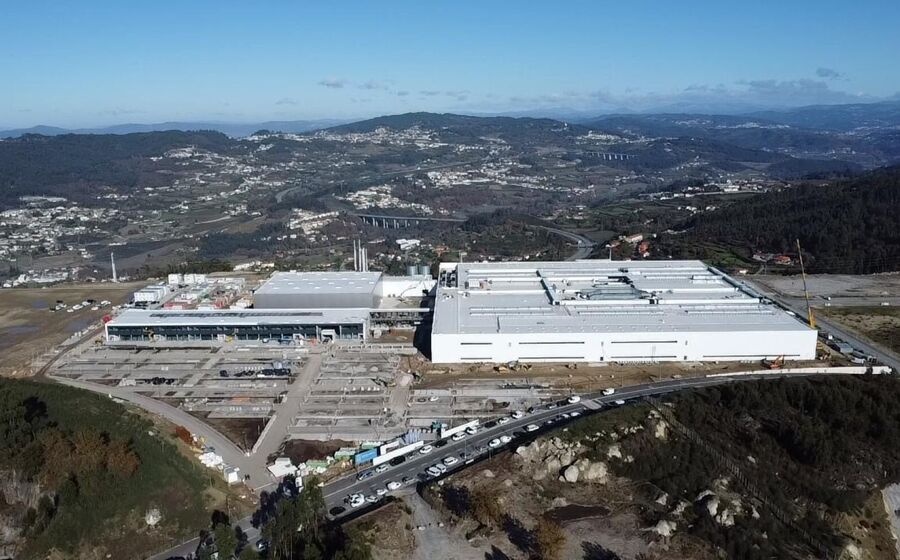 Fábrica da Coloplast em construção em Felgueiras.
